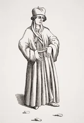 Judge, after a Drawing in a 15th Century Manuscript, from 